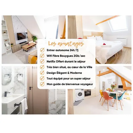 Coup De Coeur Des Voyageurs - Propre, Confort Et Entrer Autonome - Bonn'appartts-sur-seine *